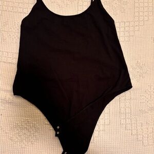 Wild Fable Women's Black Bodysuit
